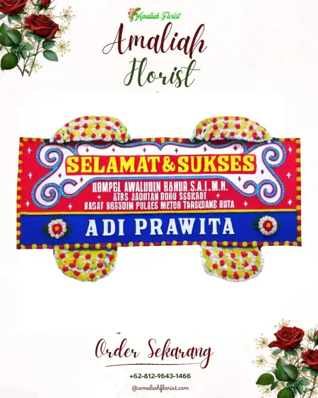 Papan Bunga Ucapan Selamat Babatan