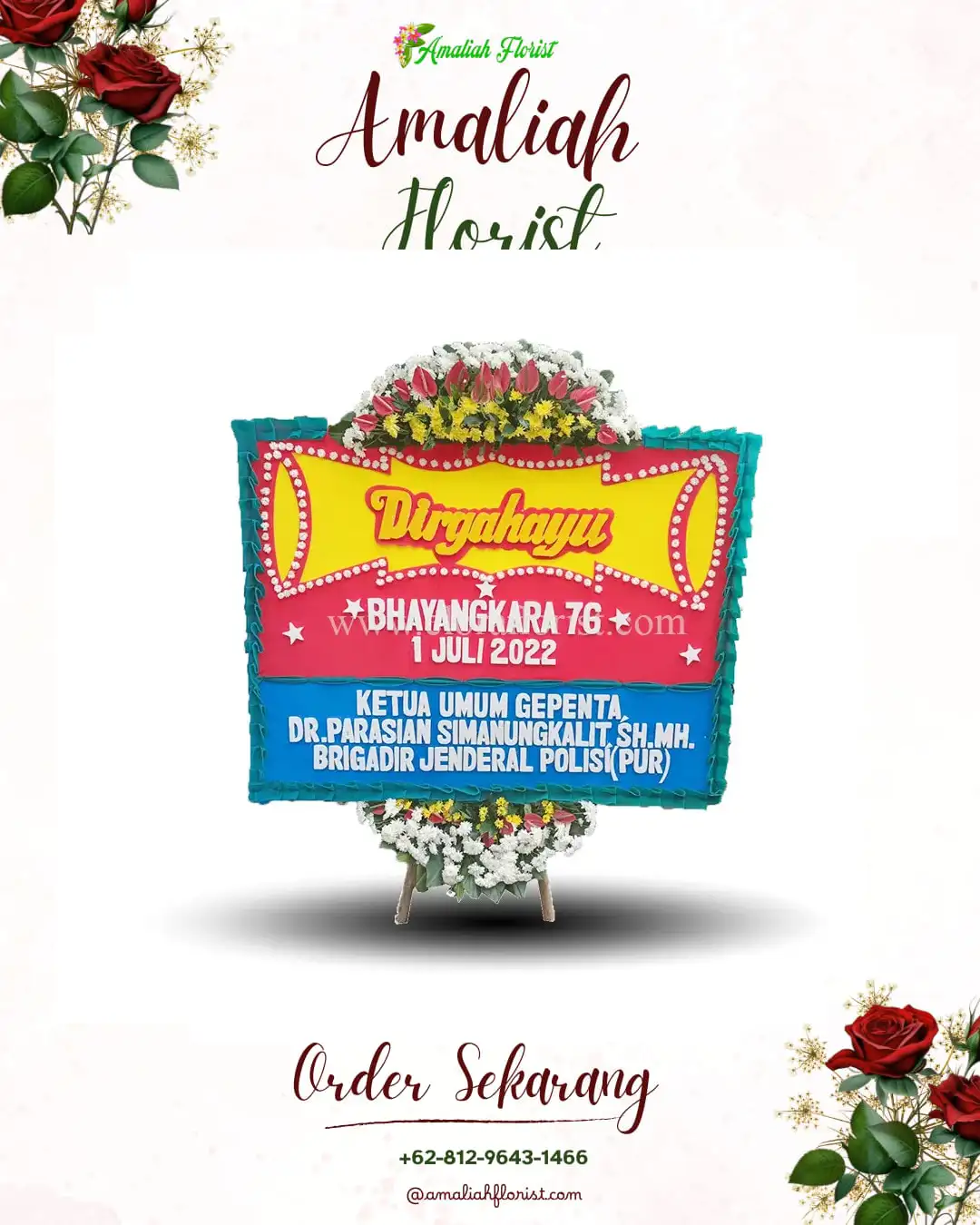 Papan Bunga HUT Ulang Tahun Babatan